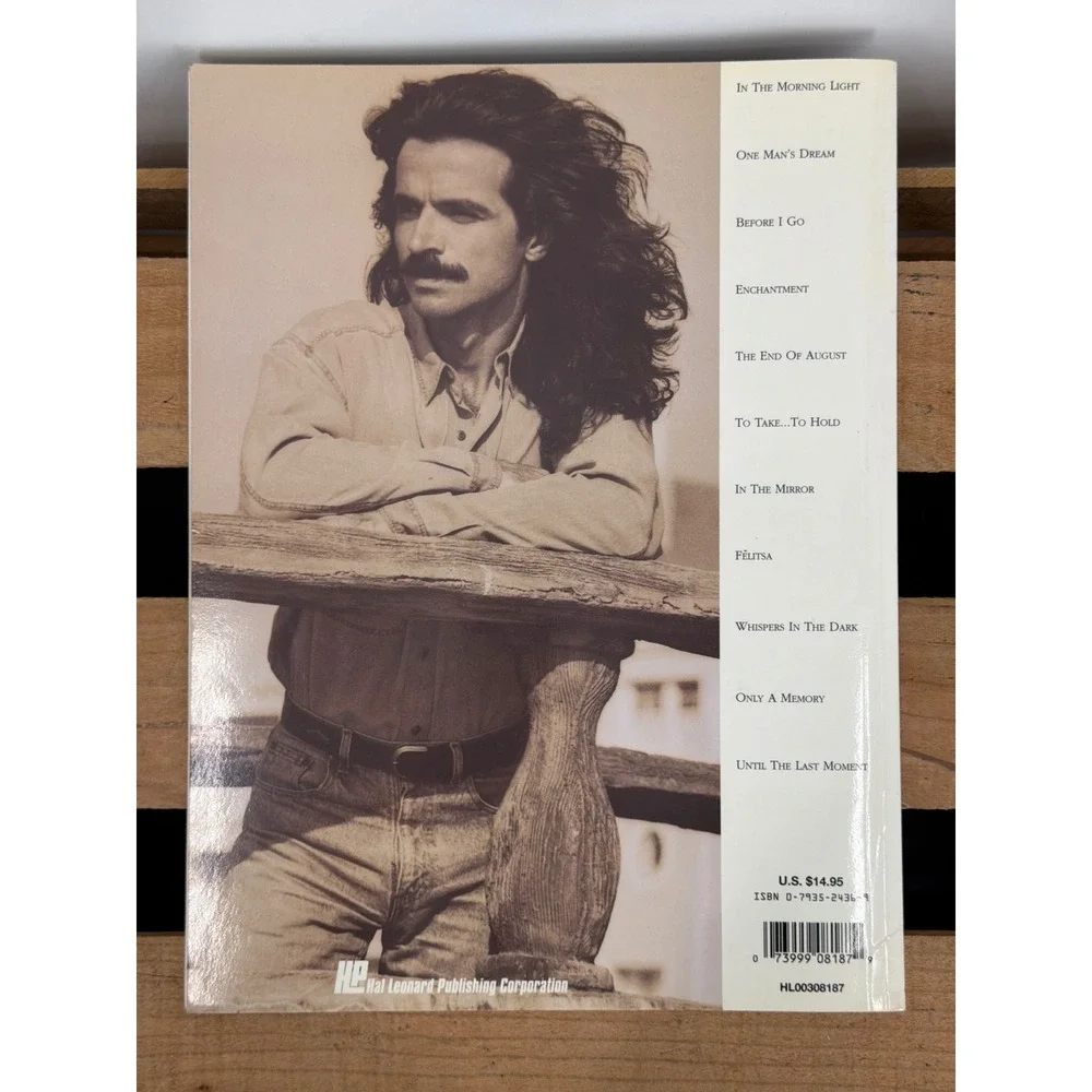 Yanni In My Time Piano Solos Sheet Music Songbook Hal Leonard 1993 HL00308187